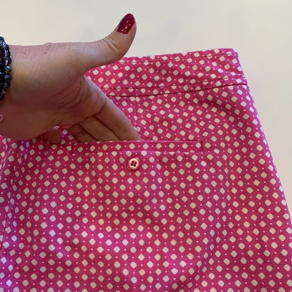 J.Crew Stretch Pink & White Mini Skirt, 4 - Picture 9 of 15